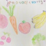 Prace uczniów - Warzywa i owoce.